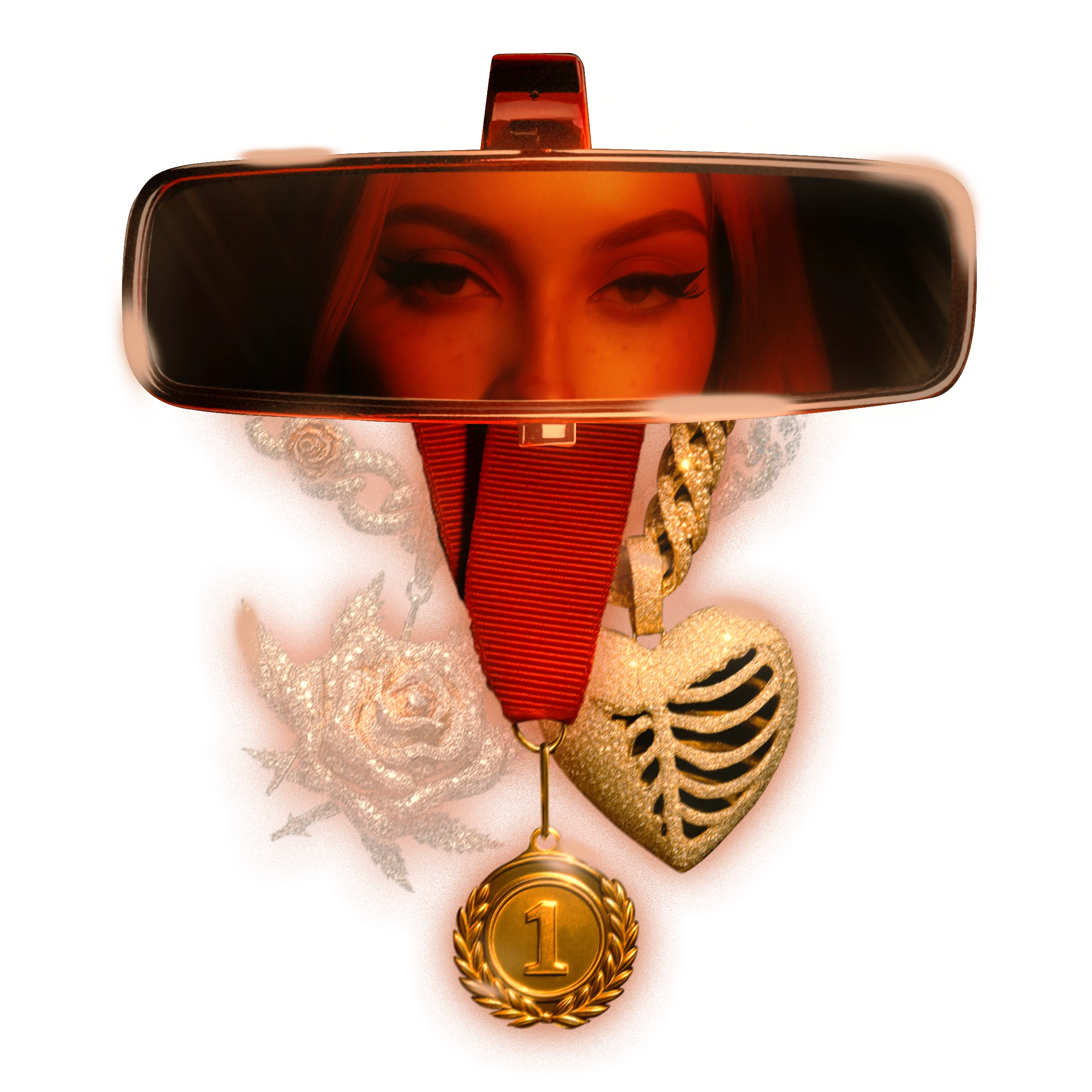 Arte oficial del sencillo 1st Place de Eladio Carrión y Omar Courtz